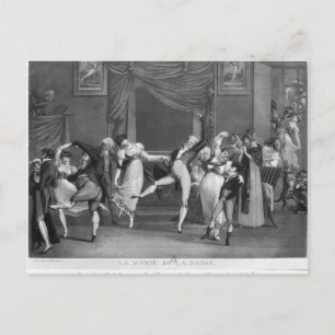 Cartão Postal Dance mania, 1809