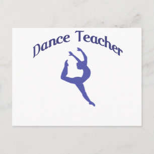 Cartão Postal Dance Teacher Jete