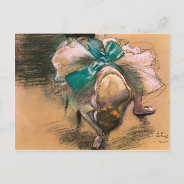CARTÃO POSTAL DANCER, EDGAR DEGAS (Frente)