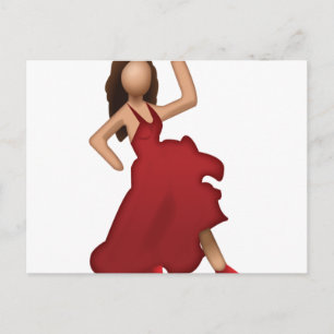 Cartão Postal Dancer - Emoji