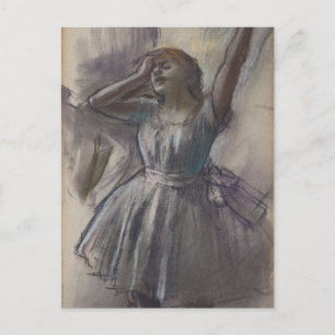 Cartão Postal Dancer esticando Edgar Degas