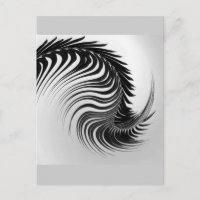 Dancing Palm Leaf Postcard