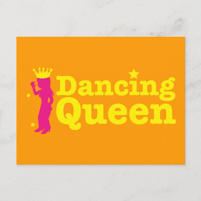 Cartão Postal Dancing Queen (Frente)