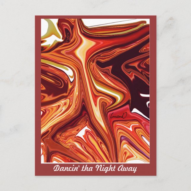 Cartão Postal Dancin'tha Night     AwayPostcard (Frente)