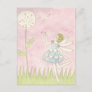 Cartão Postal Dandelion Fairy