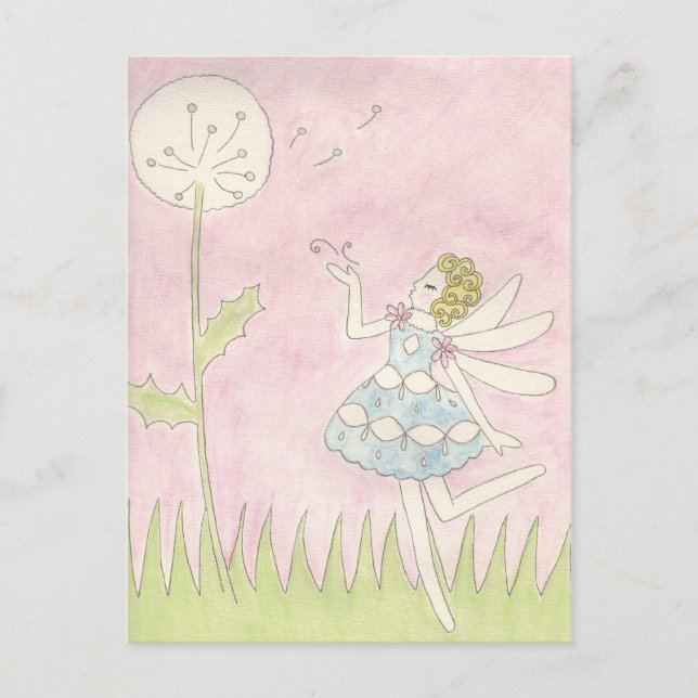 Cartão Postal Dandelion Fairy (Frente)