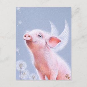 Cartão Postal Dandelions