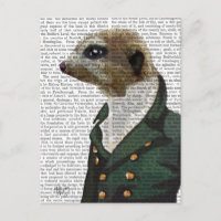 Dandy Meerkat Portrait
