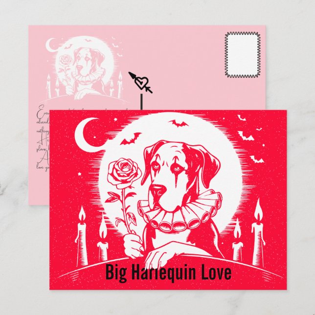 Cartão Postal Dane "GRANDE AMOR" (Frente/Verso)