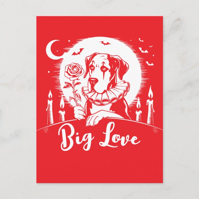 Cartão Postal Dane "GRANDE AMOR" (Frente)