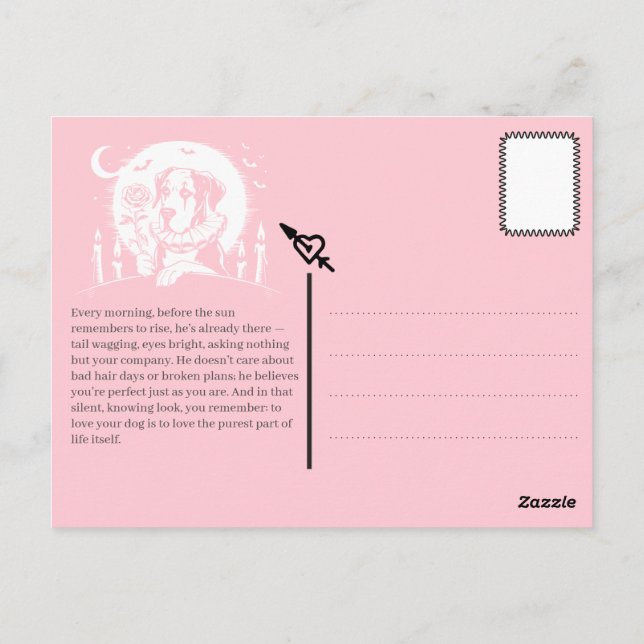 Cartão Postal Dane "GRANDE AMOR" (Verso)