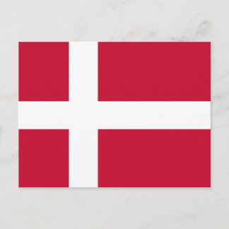 Cartão Postal Dänemark Flagge