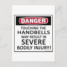 Cartão Postal Danger Handbells