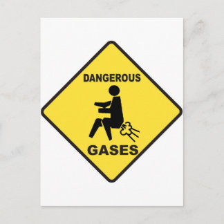 Cartão Postal Dangerous Gases