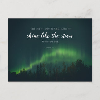 Cartão Postal Daniel 12:3 - Brilhante como as estrelas