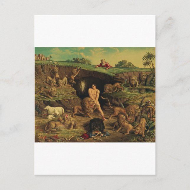 Cartão Postal Daniel na Cova dos Leões (Frente)