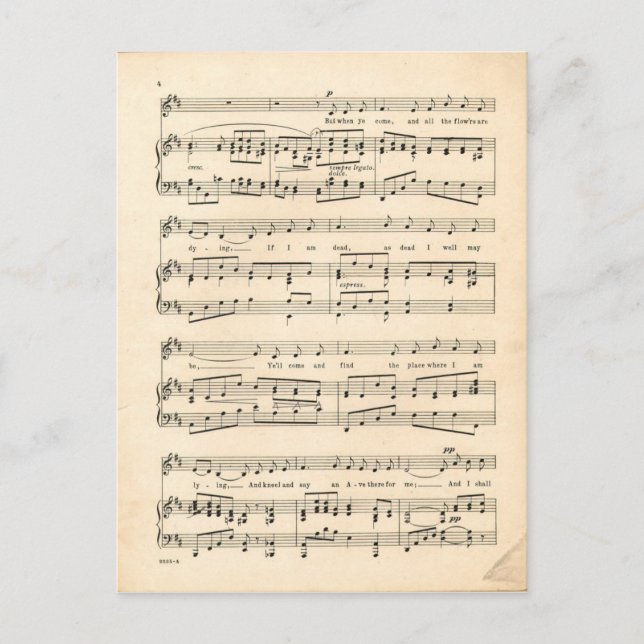 Cartão Postal Danny Boy 3 (Frente)