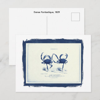 Cartão Postal Danse Fantastique, 1829 in Black Frame (remix