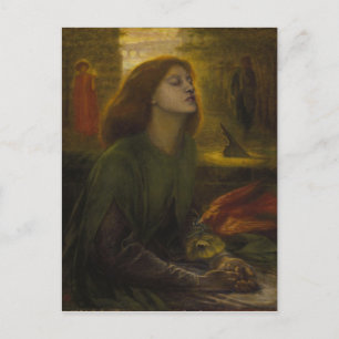 Cartão Postal Dante Gabriel Rossetti Art
