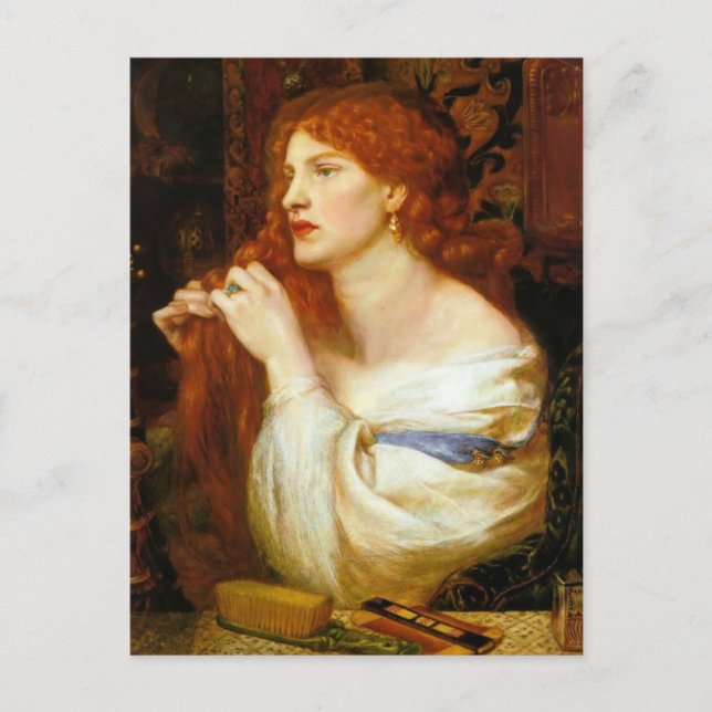 Cartão Postal Dante Gabriel Rossetti: Aurelia (Frente)