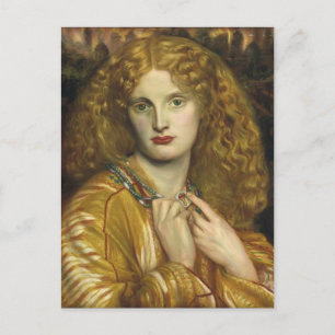 Cartão Postal Dante Gabriel Rossetti: Helena de Troia