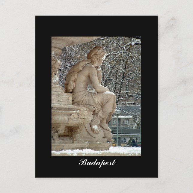 Cartão Postal Danubius fountain, Budapeste (Frente)