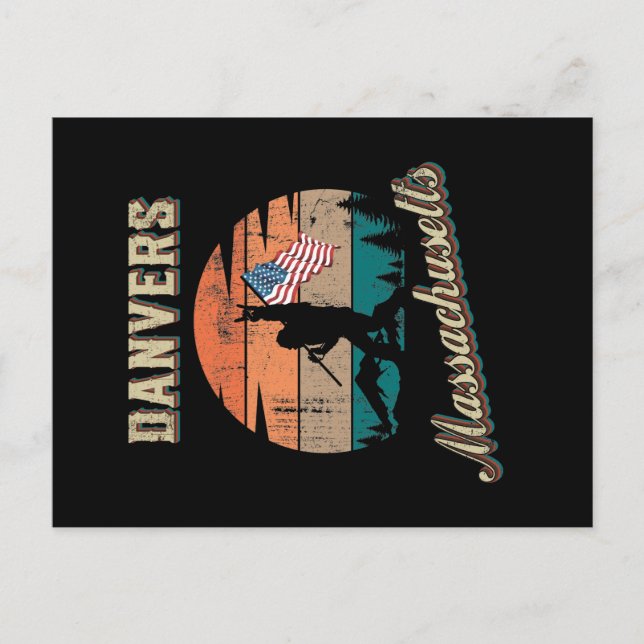 Cartão Postal Danvers Massachusetts (Frente)
