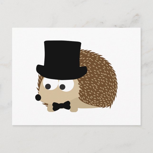 Cartão Postal Dapper Hedgehog (Frente)