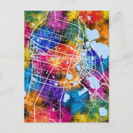 Cartão Postal Daqing China City Map