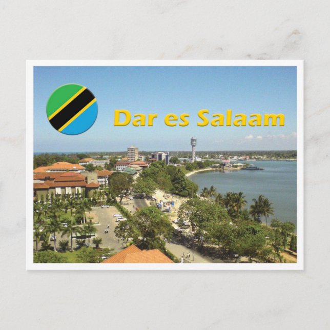 Cartão postal Dar es Salaam - Tanzânia (Frente)