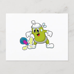 Cartão Postal Dardos Spray de Gelo