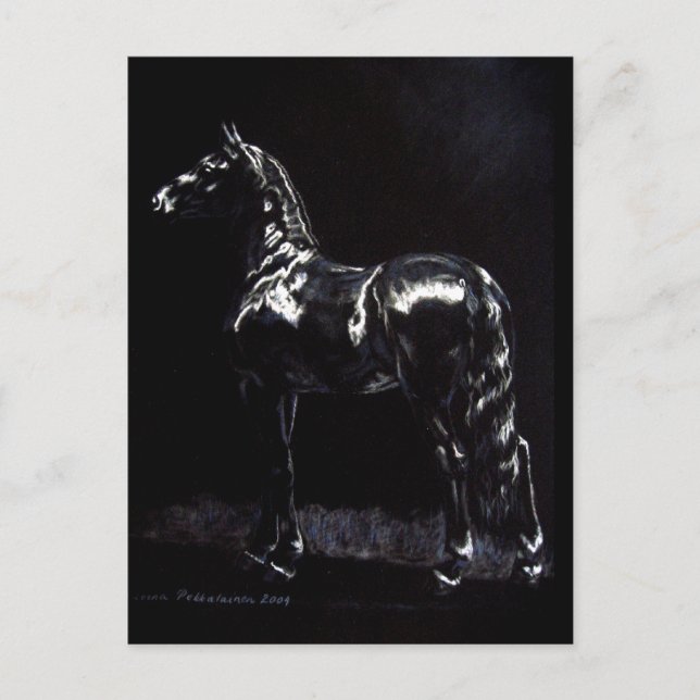 Cartão Postal Dark Silver (Frente)