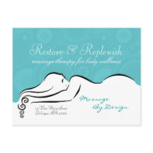 Cartão postal Darla [azul spa]