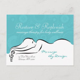 Cartão postal Darla [azul spa]