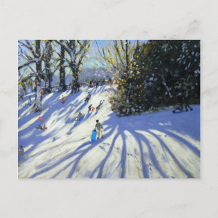 Cartão Postal Darley Park, neve precoce