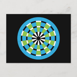 Cartão Postal Dartboard Mod