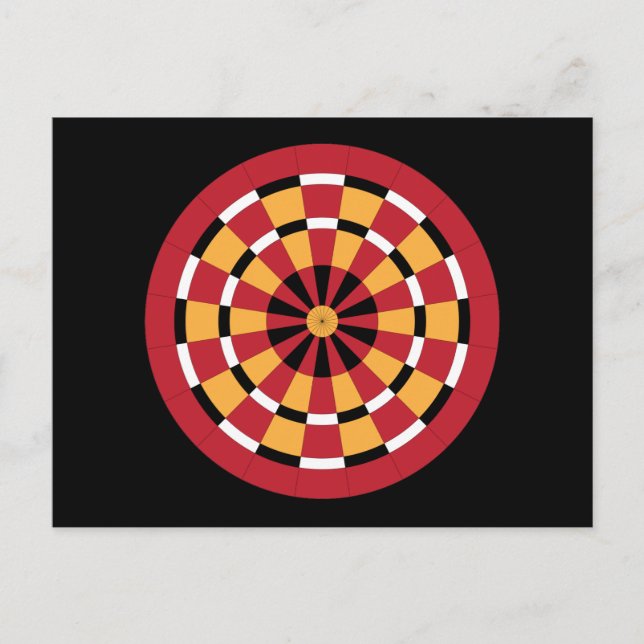 Cartão Postal Dartboard Mod (Frente)