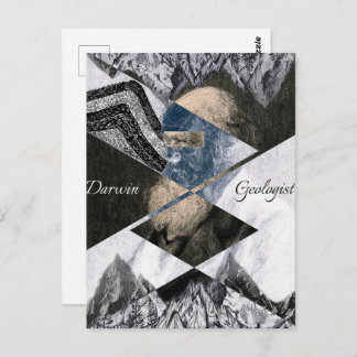 Cartão Postal Darwin Foi Um Geólogo Postcard