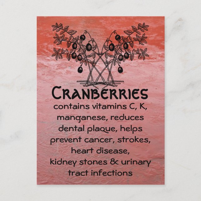 cartão postal das amoras-framboesas (Frente)