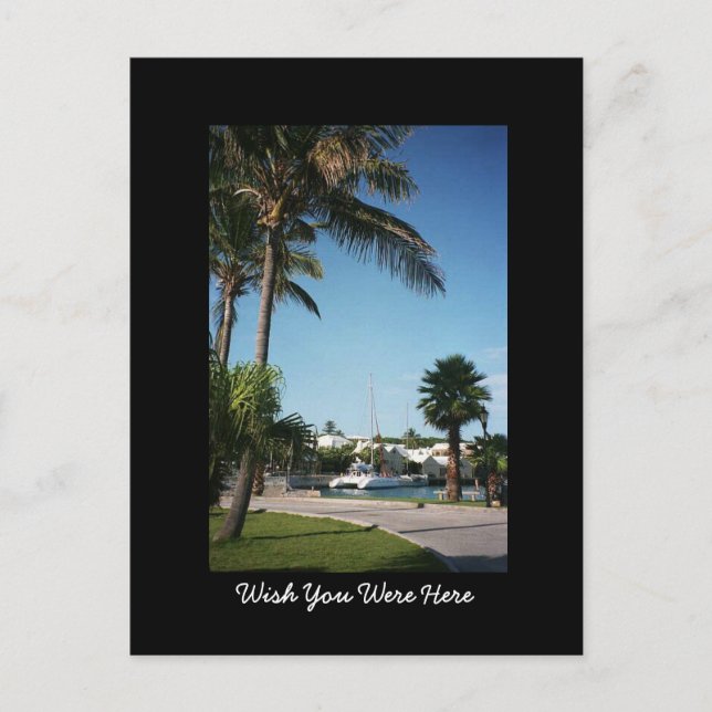 Cartão Postal das Bermudas (Frente)