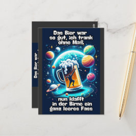 Cartão Postal Das Bier im Kopf