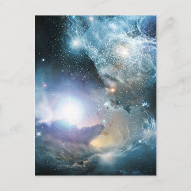 Cartão Postal Das cinzas das primeiras estrelas (Frente)