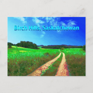 Cartão postal das Colinas de aves SK - Estrada do