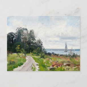 Cartão postal das embarcações à vela de Abrahamsso