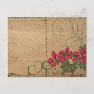 Cartão postal das flores retrorreflectoras
