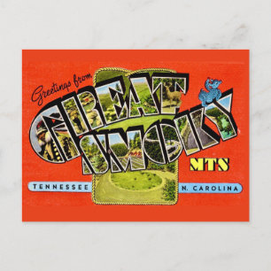 Cartão postal das Grandes Montanhas Fumos