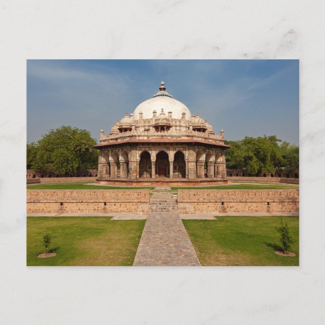 Cartão Postal Das Humayun Mausoleum in Neu Delhi  (Frente)