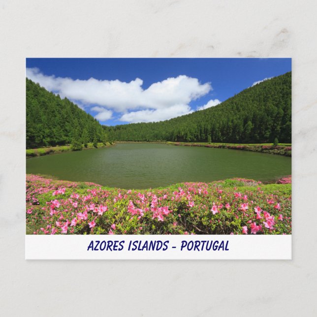 Cartão postal das Ilhas Açores (Frente)
