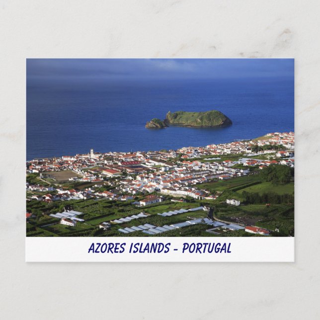Cartão Postal das Ilhas Açores (Frente)