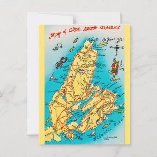 Cartão postal das Ilhas Cape Breton